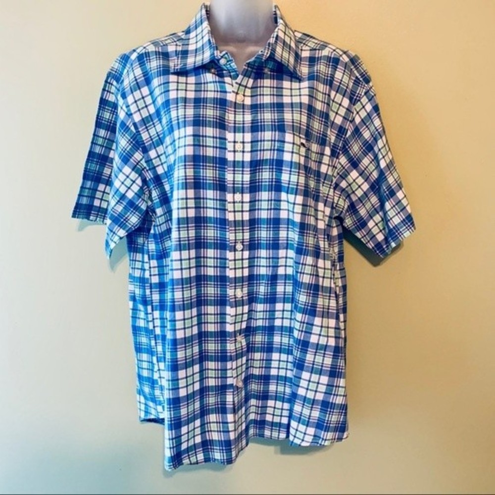 Vineyard Vines Tucker Plaid Shirt, Size Large
